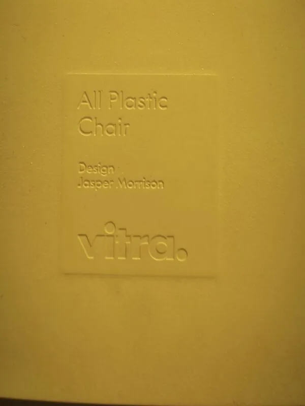 Illustration numéro 5 du produit Paire de chaises All Plastic Chair, Vitra