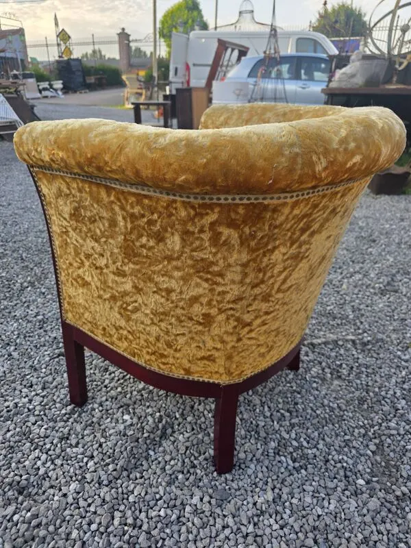 Illustration numéro 5 du produit Fauteuil club art déco années 1930