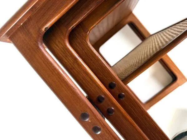 Illustration numéro 5 du produit Tables gigognes vintage, Johannes Andersen, Silkeborg années 60