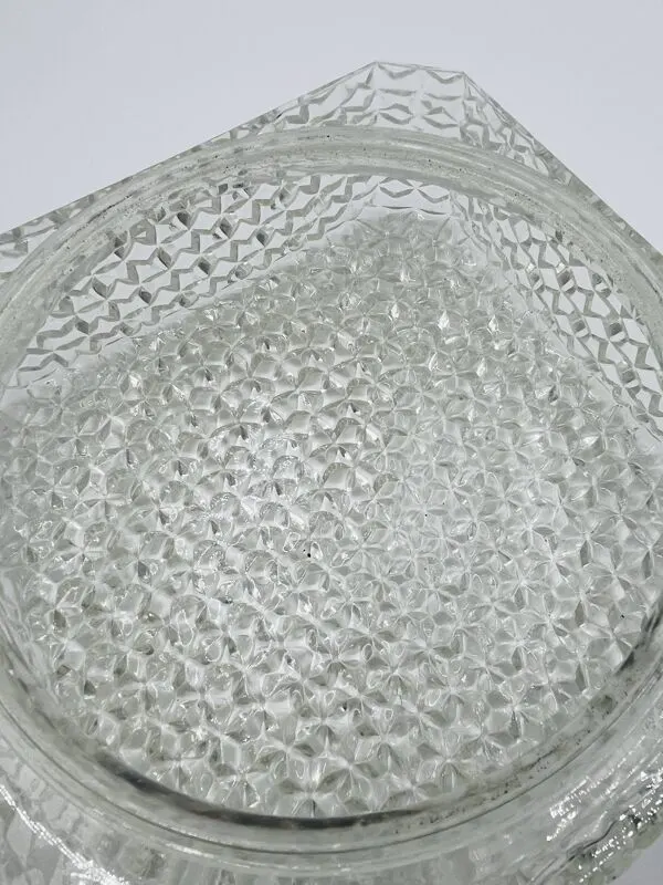 Illustration numéro 5 du produit Plafonnier Carré RZB Bamberg Verre Ciselé Étoiles
