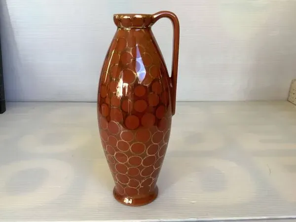 Illustration numéro 5 du produit Vase marron et doré Germany