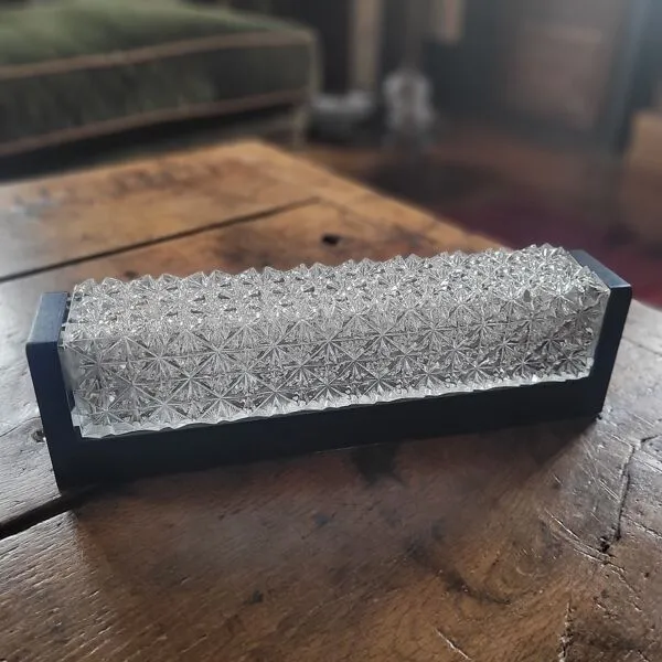 Illustration numéro 5 du produit Grande Applique ERCO Bakélite & Cristal Pressé – 33 cm – Design 1970