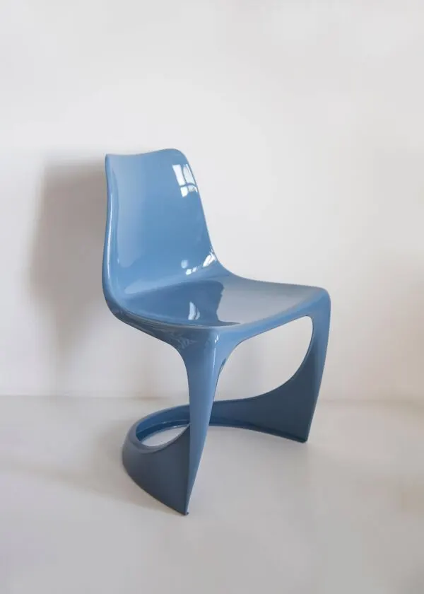 Illustration numéro 5 du produit Chaise Mid Century Bleu Cado, Steen Østergaard, Europe, 1960s