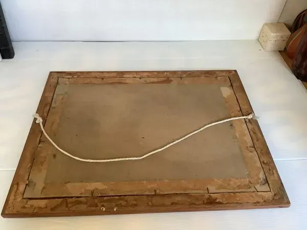 Illustration numéro 5 du produit Grand tableau marine pêcheurs bateaux