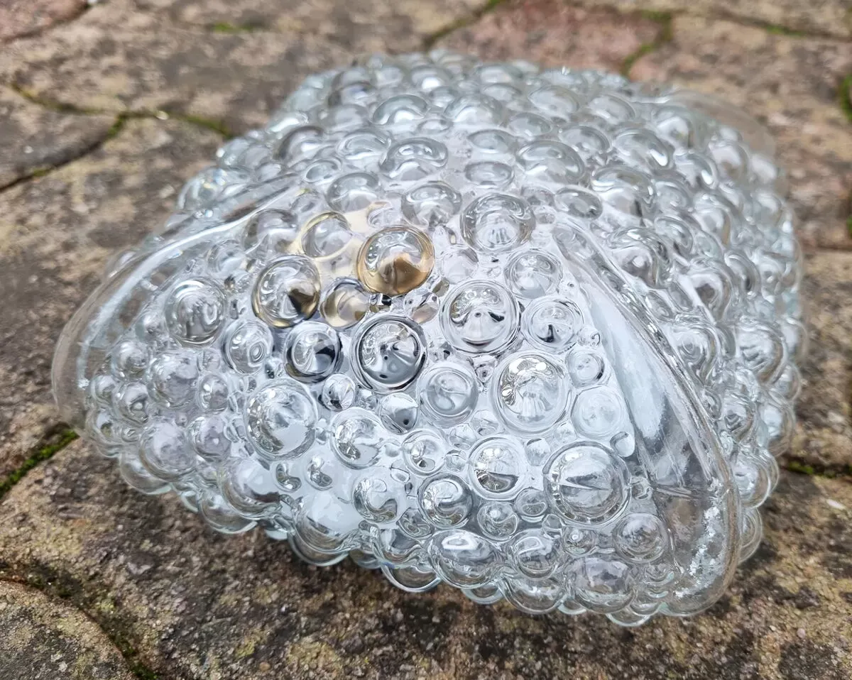 Illustration numéro 5 du produit Plafonnier applique ''Bubble'' Héléna Tynell années 60