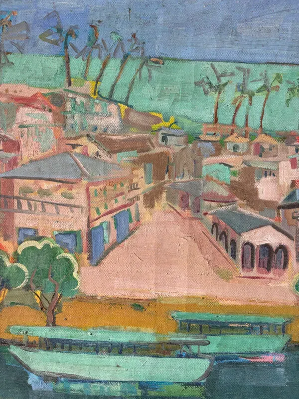 Illustration numéro 5 du produit Paysage d’île signée