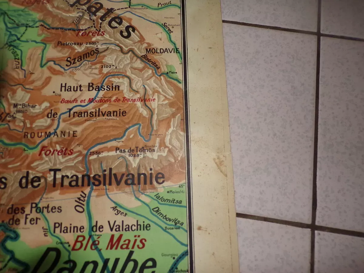 Illustration numéro 5 du produit Carte états danubiens  N°32 recto verso