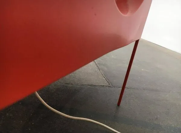 Illustration numéro 5 du produit Lampadaire Cube T-267 Swiss Space Age par Carl Moor pour BAG Turgi, années 1960