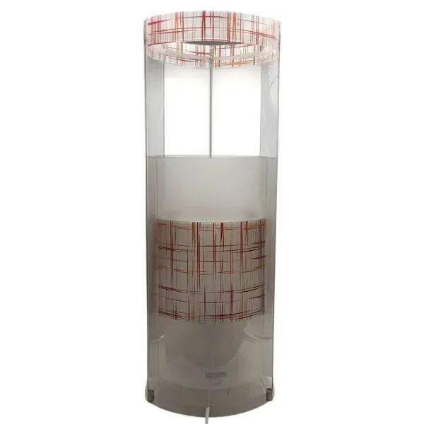 Illustration numéro 5 du produit Lampe Slamp ''Kristall'' italienne vintage - Opalflex