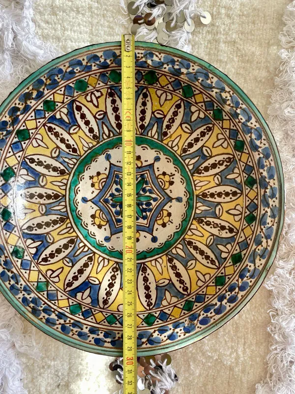 Illustration numéro 5 du produit Plat de Fès, artisanat d'Art