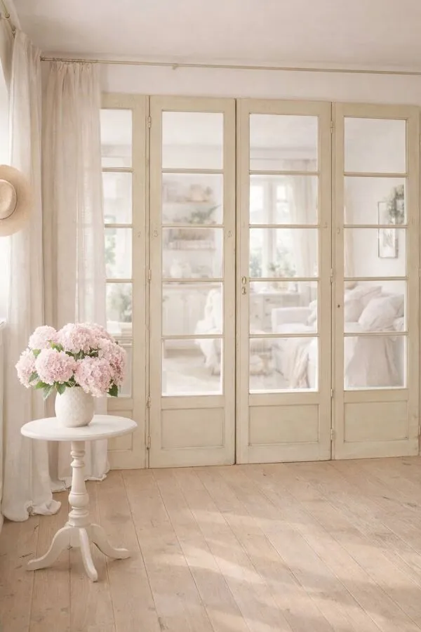 Illustration numéro 5 du produit lot de quatre portes de séparation vitrées grande taille