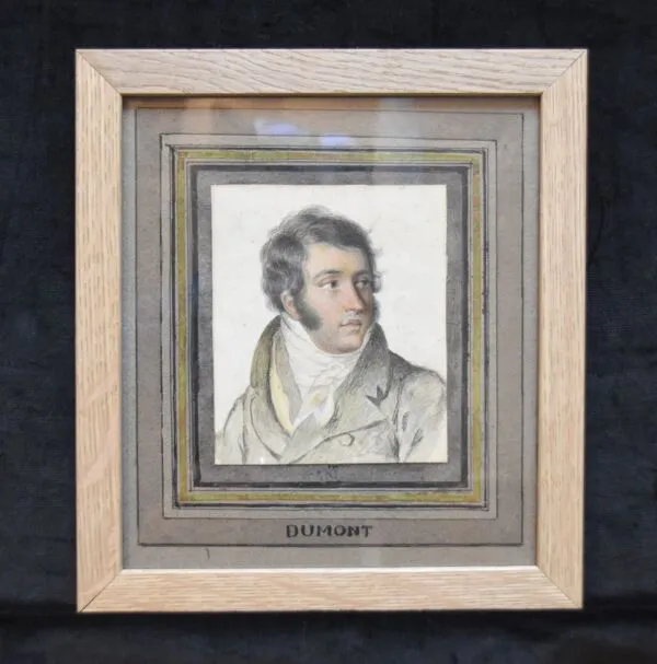 Illustration numéro 5 du produit Dessin, portrait de jeune homme, École française vers 1820