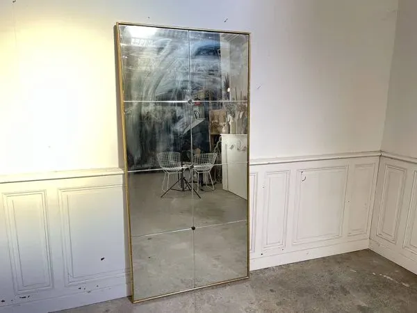 Illustration numéro 5 du produit Grand miroir de brasserie 1950