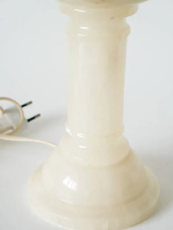 Illustration numéro 5 du produit Pied de lampe en albâtre 1970