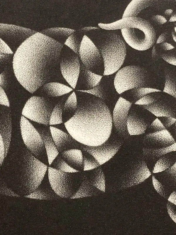 Illustration numéro 5 du produit Mario avati (1921-2009), merinos, manière noire, 1970