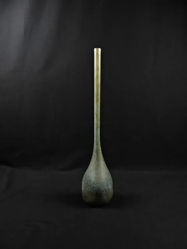 Illustration numéro 5 du produit Grand vase Delatte Nancy verre multicouche signé effet marmoréen Art Déco