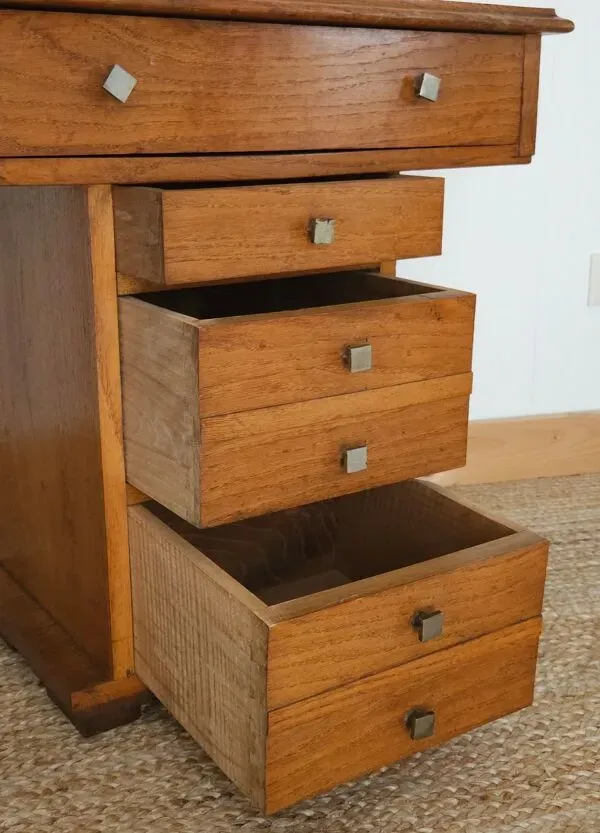 Illustration numéro 5 du produit Meuble de métier chêne vintage