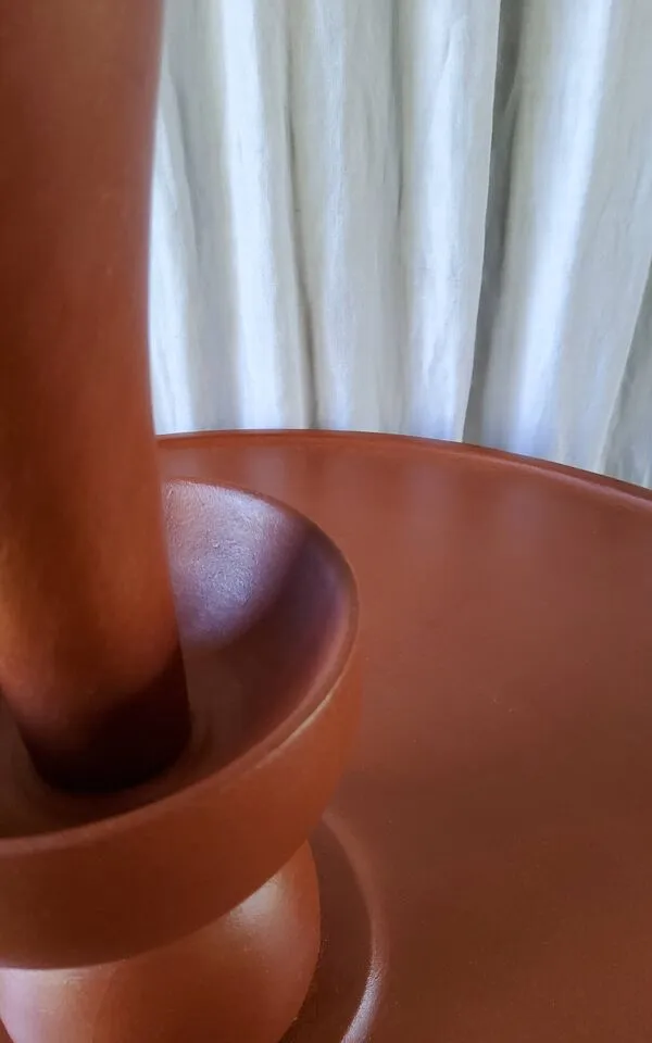 Illustration numéro 5 du produit Lampadaire table patiné