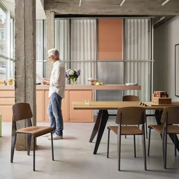 Illustration numéro 5 du produit Table EM Jean Prouvé (réédition Vitra)