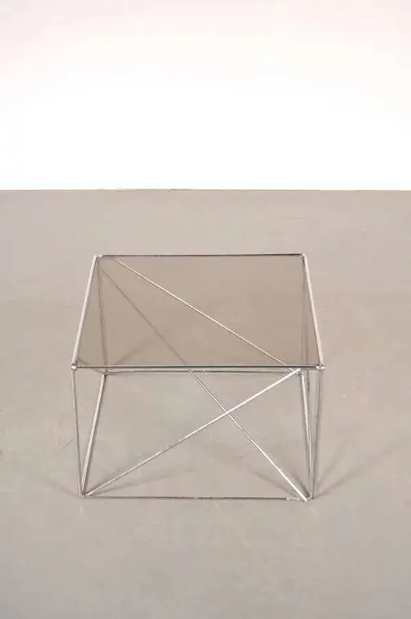 Illustration numéro 5 du produit Table d'appoint/café ''Isocele'' des années 1970 par Max Sauze, France