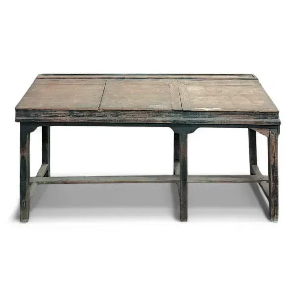 Illustration numéro 5 du produit Grand bureau d'écolier en pin