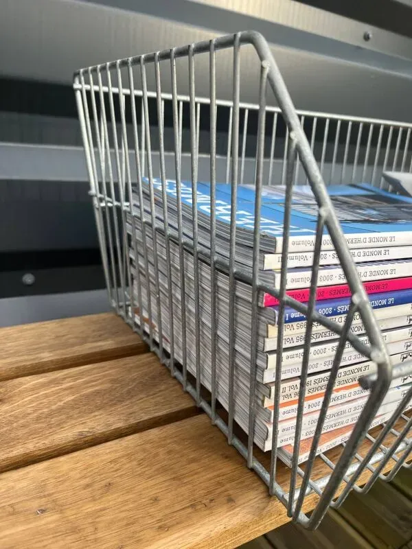 Illustration numéro 5 du produit Casier de rangement en fil métallique