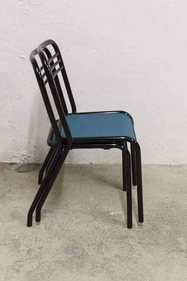 Illustration numéro 5 du produit Paire de chaises de Jean Pauchard Tolix 1960 restaurées