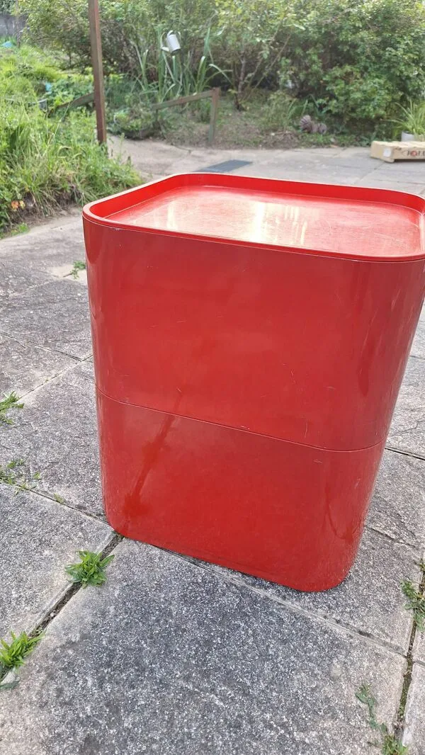 Illustration numéro 5 du produit Meuble Componibili Carré Kartell – Design Anna Castelli Ferrieri – Vintage