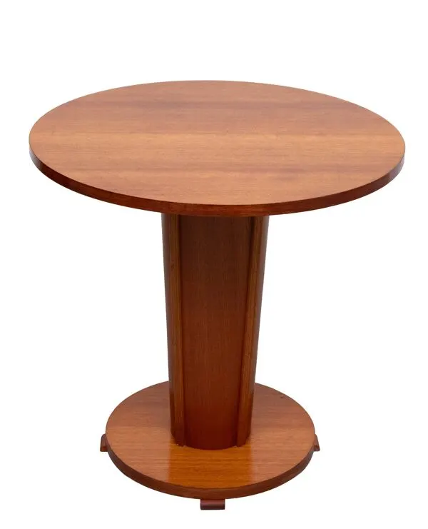 Illustration numéro 5 du produit Superbe table ronde Art Déco de l'école d'Amsterdam des années 1930.