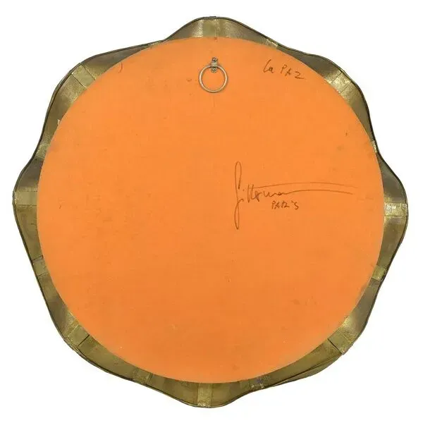 Illustration numéro 5 du produit Miroir mural signé Fiterman des années 1970