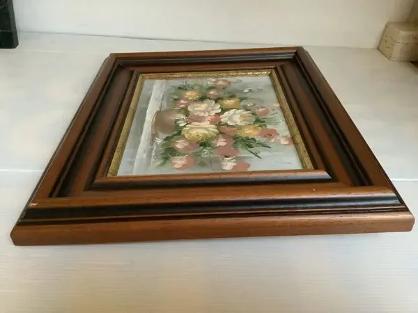 Illustration numéro 5 du produit Tableau bouquet de fleurs huile sur toile signée