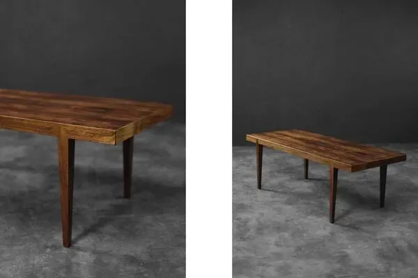 Illustration numéro 5 du produit Vintage Mid-Century Danish Rosewood Coffee Table by Severin Hansen