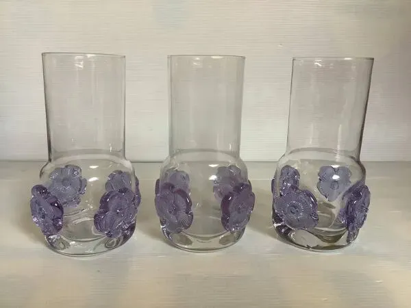 Illustration numéro 5 du produit Trio de vases czech sklo union Crystal glass