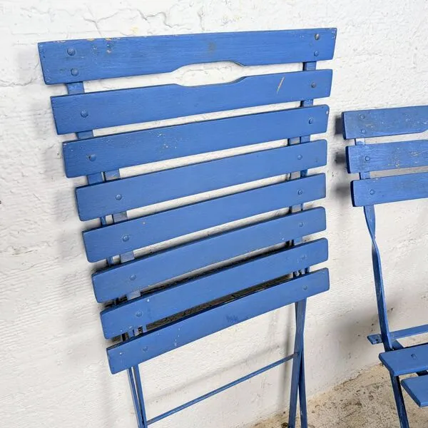 Illustration numéro 5 du produit Paire de chaises pliantes de jardin