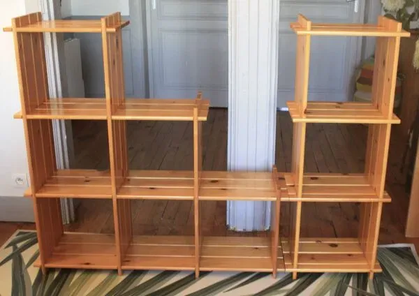 Illustration numéro 5 du produit Etagère escalier en pin massif style Regain