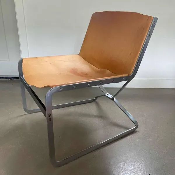 Illustration numéro 5 du produit Fauteuil, modèle 'Ra', design Pierre Thielen, Studio Industrial Design pour Metz & Co, années 1960.