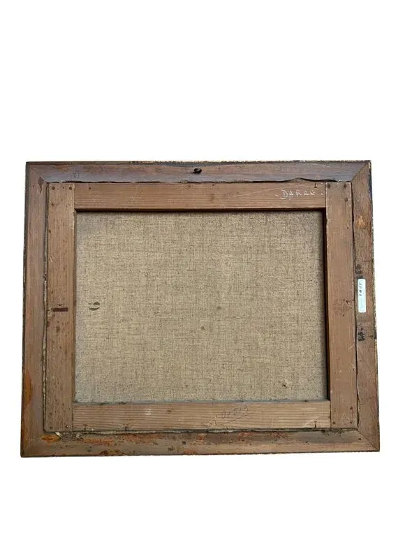 Illustration numéro 5 du produit Tableau Scène pastorale à la rivière – École française, fin XIXe siècle