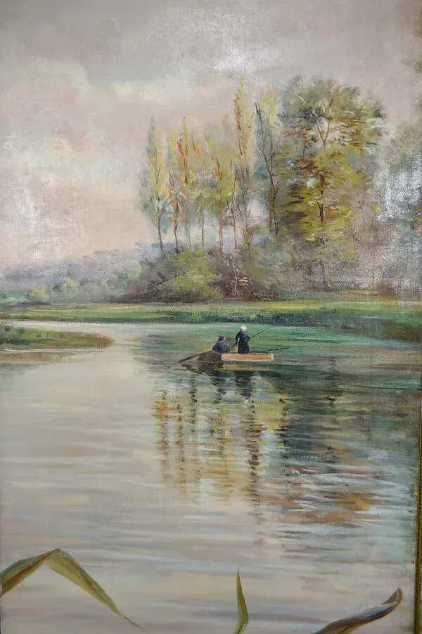 Illustration numéro 5 du produit Paravent peint post-impressionniste par Charles Frechon, France, 1894