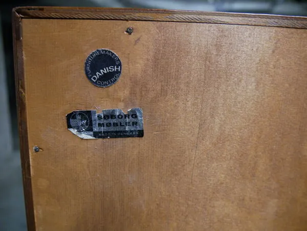 Illustration numéro 5 du produit Secretaire / Commode Danoise en teck de Borge Mogensen - Vintage 1960