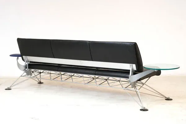 Illustration numéro 5 du produit Canapé cuir ''Wing'' par Roy Fleetwood pour Vitra 1990's