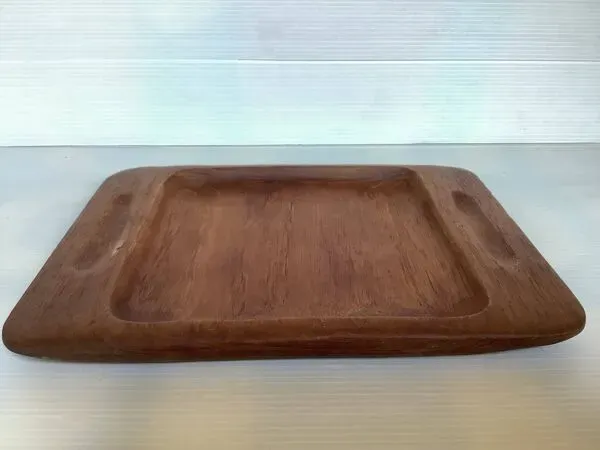 Illustration numéro 5 du produit Petit plateau teck bois