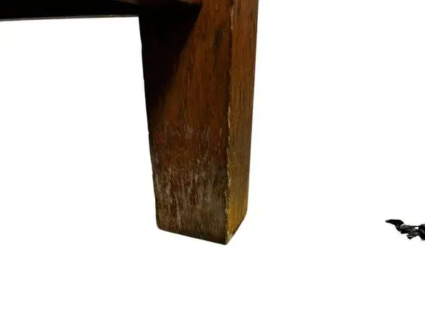 Illustration numéro 5 du produit Table haute vintage en bois / table de bar / table d'appoint