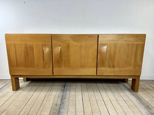 Illustration numéro 5 du produit Enfilade en orme massif huilé maison regain 1970