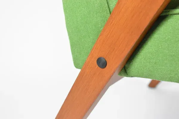 Illustration numéro 5 du produit Fauteuil vintage ''Bunny'' années 1960, vert printemps