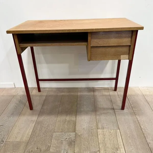 Illustration numéro 5 du produit Bureau bois pieds en métal