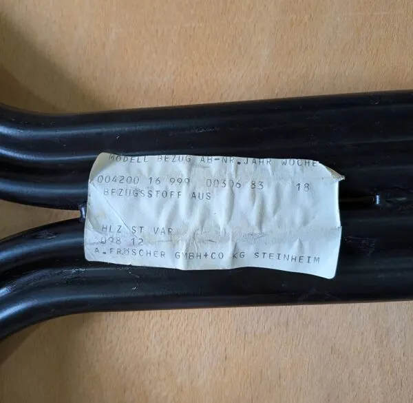 Illustration numéro 5 du produit Stock de 100 chaises vintage fröscher sitform (1983) - ouvert aux offres