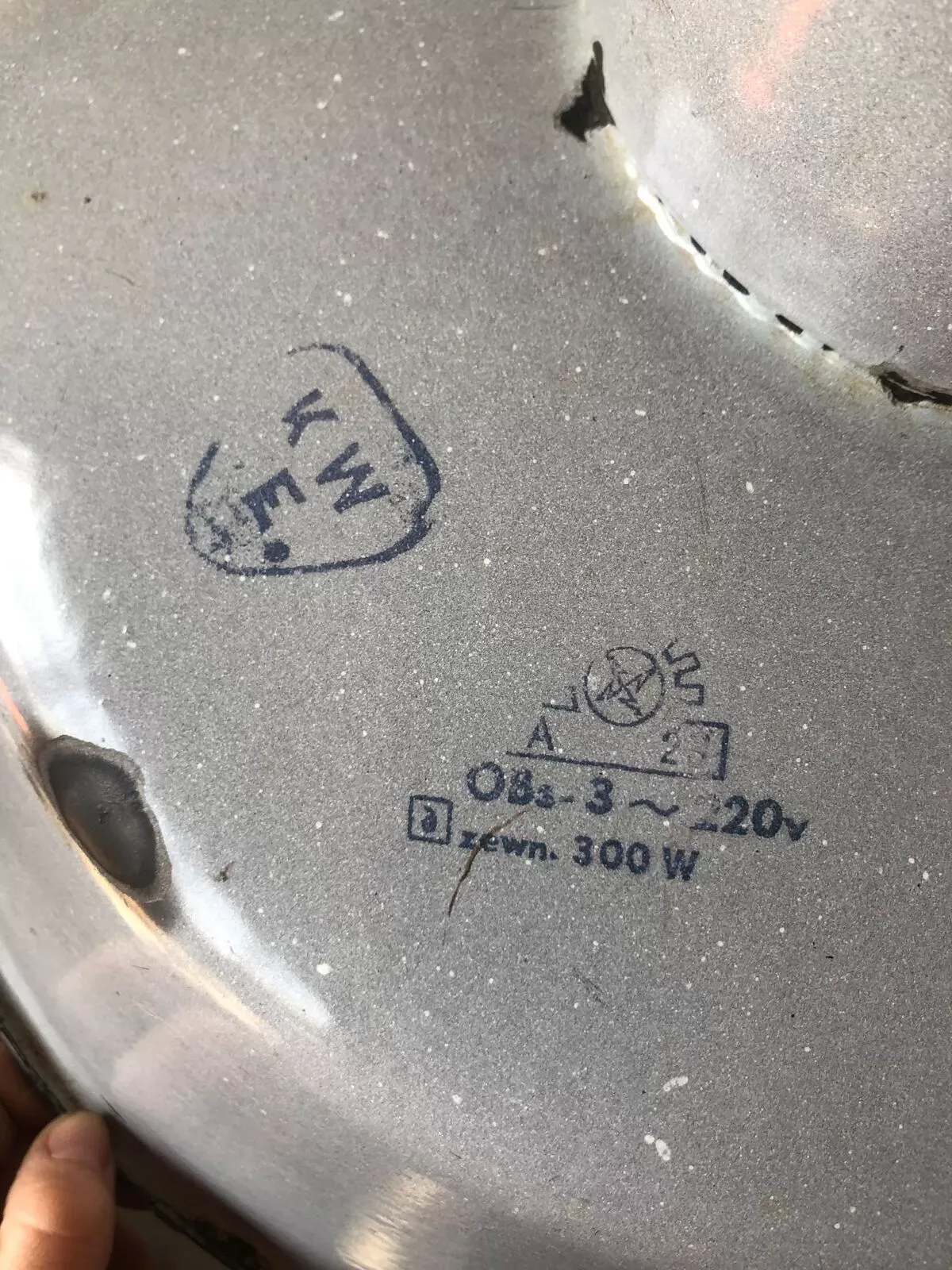 Illustration numéro 5 du produit Suspension d'usine industrielle de Wikasy A23, années 1950