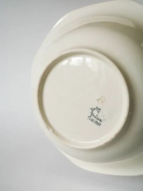 Illustration numéro 5 du produit Grand saladier Badonviller modèle Tamarista, 1940