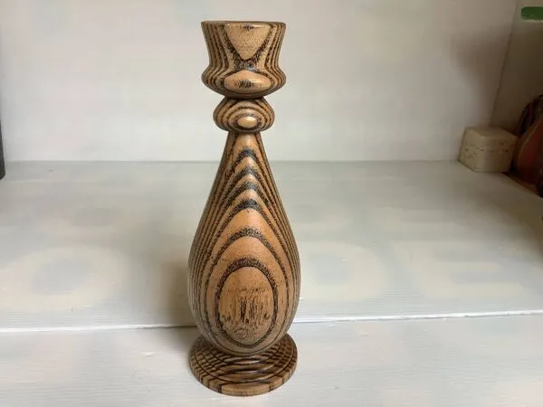 Illustration numéro 5 du produit Bougeoir en bois Nopjes houtdraaiwerk fait main