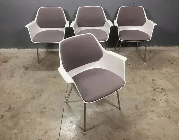 Illustration numéro 5 du produit Chaise baquet vintage Space Age de Georg Leowald Wilkhahn